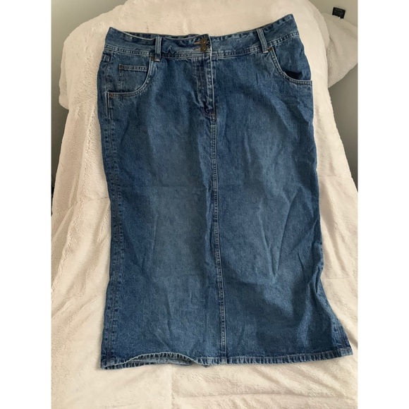 MIDI Denim Skirt